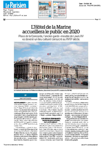 Hôtel de la Marine – LE PARISIEN