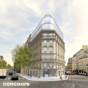 Office building, Boulevard Haussmann, Paris