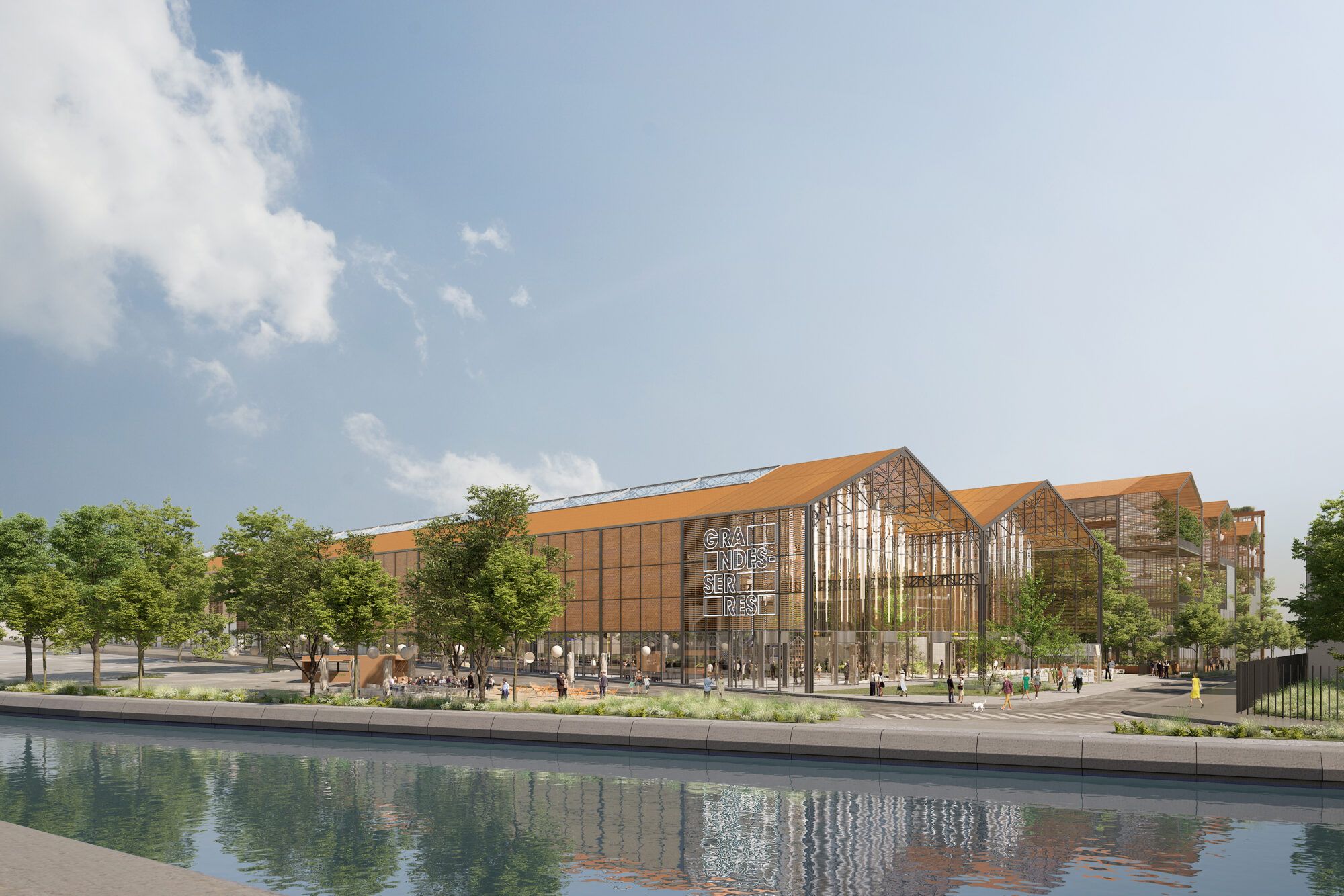 La Grande Halle Des Grandes Serres Pantin Moatti Rivi re